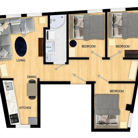 شقة Family Friendly 3Br - Fast Wi-Fi - Behind Bryggen برغن المظهر الخارجي الصورة